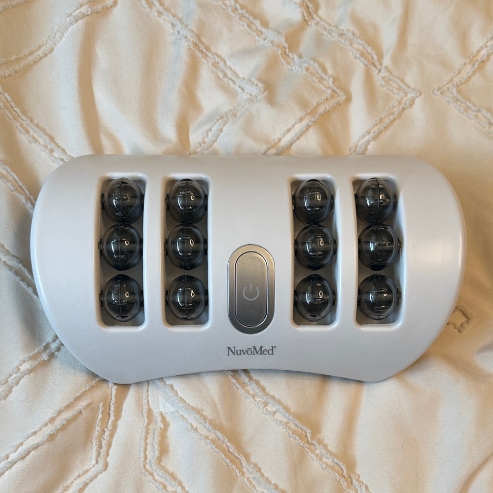 White Foot Massager